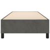 vidaXL Bed Frame Dark Grey Velvet (100% polyester), Plywood, Engineered wood