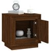 vidaXL Bedside Cabinet Set of 2 Brown Oak Engineered Wood Medium