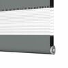 vidaXL Zebra Blind Dark grey 100% Polyester, Aluminum top rail