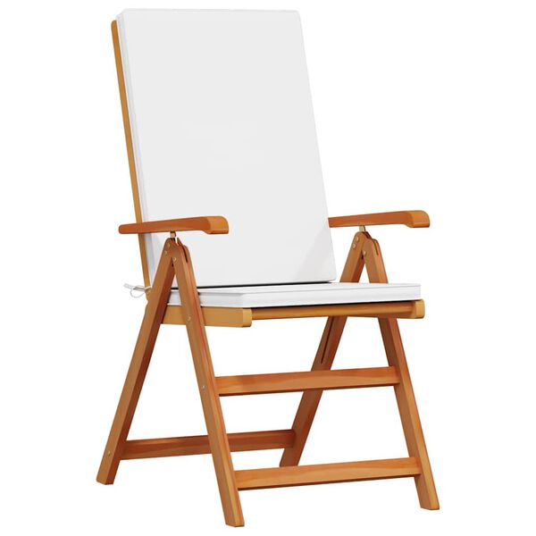 vidaXL Garden Chair 6 pcs Brown and White 57 x 71.5 x 104 cm