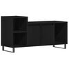 vidaXL TV Cabinet Set Wall-mounted Black Oak 39.37 x 13.78 x 21.65 in