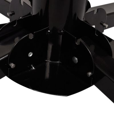 vidaXL Umbrella Base Holder Steel Foldable Black