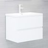vidaXL Sink Cabinet White Engineered wood Medium Sink Cabinet