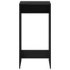 vidaXL Bar Table Black Oak 20.08 x 19.69 x 40.75 in Engineered Wood