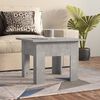 vidaXL Coffee Table Concrete Grey Engineered Wood Small Coffee Table
