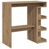 vidaXL Bar Table Artisan oak Engineered wood Medium Bar Table