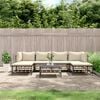 vidaXL Garden Lounge Set Anthracite and Beige