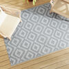vidaXL Patio Carpet ARAKIL Grey 55.1x78.7" PP
