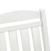 vidaXL Garden Rocking Chair 2 pcs White 70 x 92 x 108cm Plastic