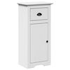 vidaXL Bathroom Furniture Set White Solid pinewood and engineered wood