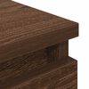 vidaXL TV Cabinet Brown Oak Engineered Wood 15.7 x 13.8 x 21.3 in
