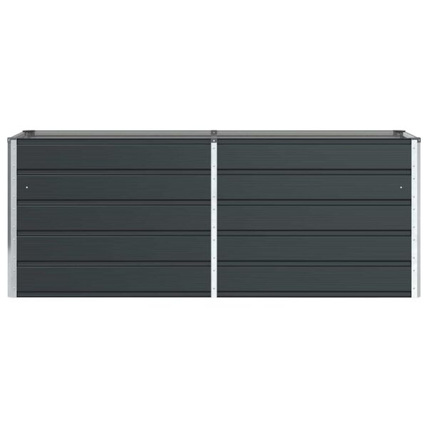 vidaXL Planter Anthracite 480 x 50 x 45 cm Galvanised Steel