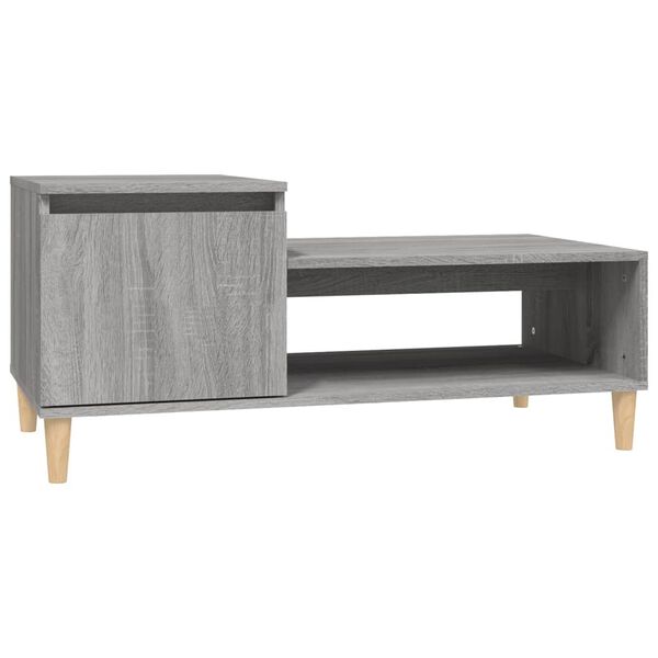 vidaXL Coffee Table Gray Sonoma Engineered wood Medium Coffee Table