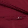 vidaXL Duvet Cover Set Bordeaux 100% polyester 94.5 x 86.6 in