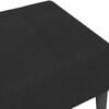 vidaXL Footstool Black Velvet (100% polyester), plywood, plastic Medium