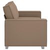 vidaXL Sofa Cappuccino 70.87 x 30.71 x 33.07 in Fabric