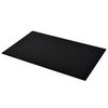 vidaXL Table Top Black Tempered Glass 47.2 x 25.6 x 0.3 in Table Top
