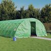 vidaXL Greenhouse Green Polyethylene (PE) cover, Galvanized steel frame