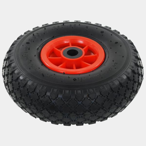 vidaXL Sack Truck Wheels 4 pcs Rubber 3.00-4 (245x82)