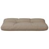 vidaXL Pallet Cushion Taupe 31.5"x15.7"x4.7" Fabric