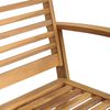 vidaXL Bench Brown 43.31 x 25.59 x 30.12 in Solid Teak Wood