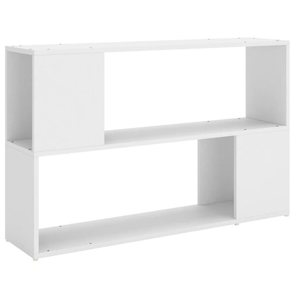 vidaXL Book Cabinet White Engineered wood Medium Book Cabinet