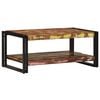 vidaXL Coffee Table Multicolor Reclaimed wood and iron
