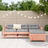 vidaXL Garden Sofa Set Reddish-Brown Solid Douglas Fir Wood Medium