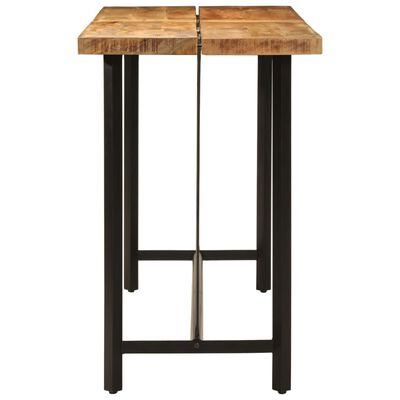 vidaXL Bar Table 70.9"x27.6"x42.1" Solid Wood Mango and Iron