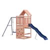 vidaXL Outdoor Playset Natural wood, Blue Solid Douglas wood, Polypropylene