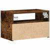 vidaXL Wall-mounted Bedside Cabinet Set of 2 Smoked Oak Engineered wood