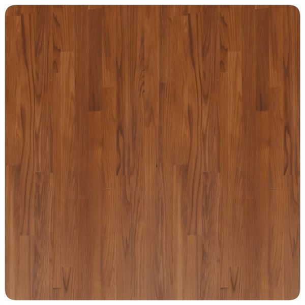 vidaXL Table Top dark brown solid oak wood 35.4 x 35.4 in Durable