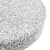 vidaXL Parasol Base Manual Grey 17.72 x 17.72 x 17.72 in