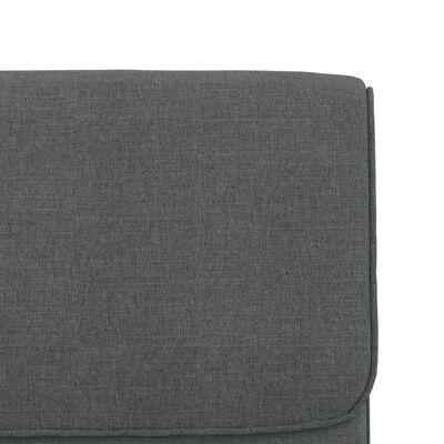 vidaXL Lounge Chair Dark Gray 21.7"x25.2"x31.5" Fabric