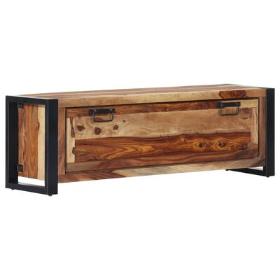 vidaXL Shoe Cabinet 47.2"x13.8"x15.7" Solid Sheesham Wood