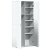 vidaXL Highboard White 31.5"x13.8"x70.9" Engineered Wood