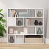 vidaXL Book Cabinet/Room Divider White 41.3"x9.4"x40.2"