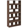 vidaXL Room Divider Brown oak Engineered wood 39.4 x 13.0 x 73.8 in