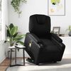 vidaXL Stand Up Massage Recliner Chair Black Faux leather, metal, plywood
