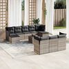vidaXL Garden Sofa Set Light Grey, Dark Grey