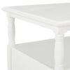vidaXL Coffee Table White MDF, Solid Pine, Paulownia Veneer