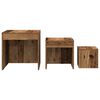 vidaXL Nesting Table Set of 3 Old Wood Engineered Wood Small to Medium