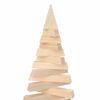 vidaXL Christmas Trees with Stand Natural 82.7" Solid pine wood