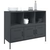 vidaXL Sideboard Anthracite Cold-rolled steel Medium Adjustable Feet