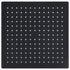 vidaXL Rain Shower Head Stainless Steel 9.8"x9.8" Square Black