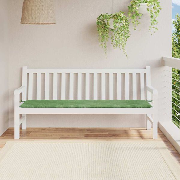 vidaXL Garden Bench Cushion Green 70.9" x 19.7" x 1.6" Oxford Fabric