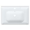 vidaXL Bathroom Sink White 28.0x18.9x9.1" Rectangular Ceramic