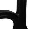 vidaXL Coffee Table Leg Set of 2 Black Solid Cast Iron Medium Durable