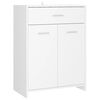 vidaXL Bathroom Cabinet White Engineered wood Standard Bathroom Cabinet