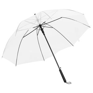 vidaXL Umbrella Transparent POE, powder-coated metal 39.4 inches diameter